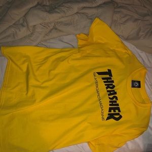 Yellow thrasher t-shirt